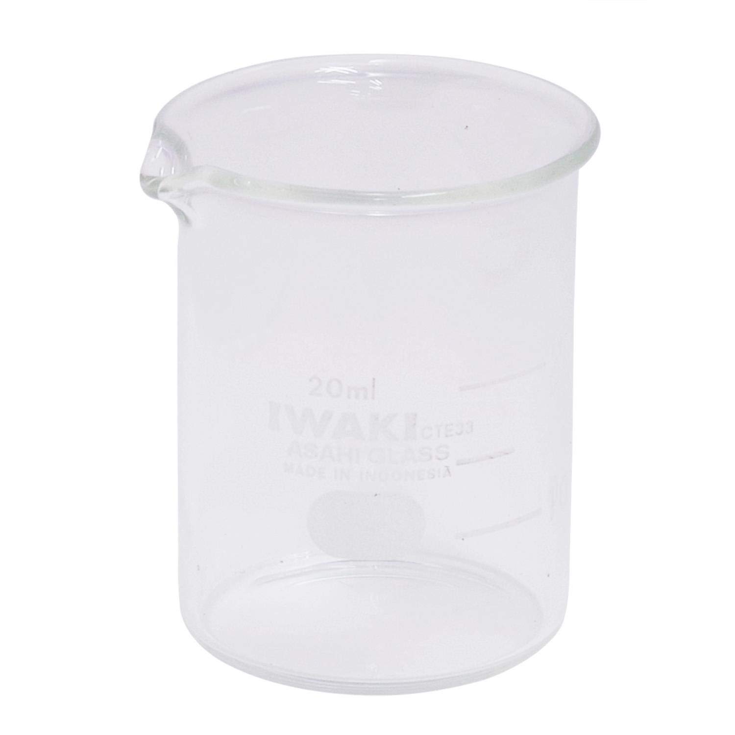 Niigata Seiki BeHAUS Glass Beaker 0.7 fl oz (20 ml) GB-20 20ml
