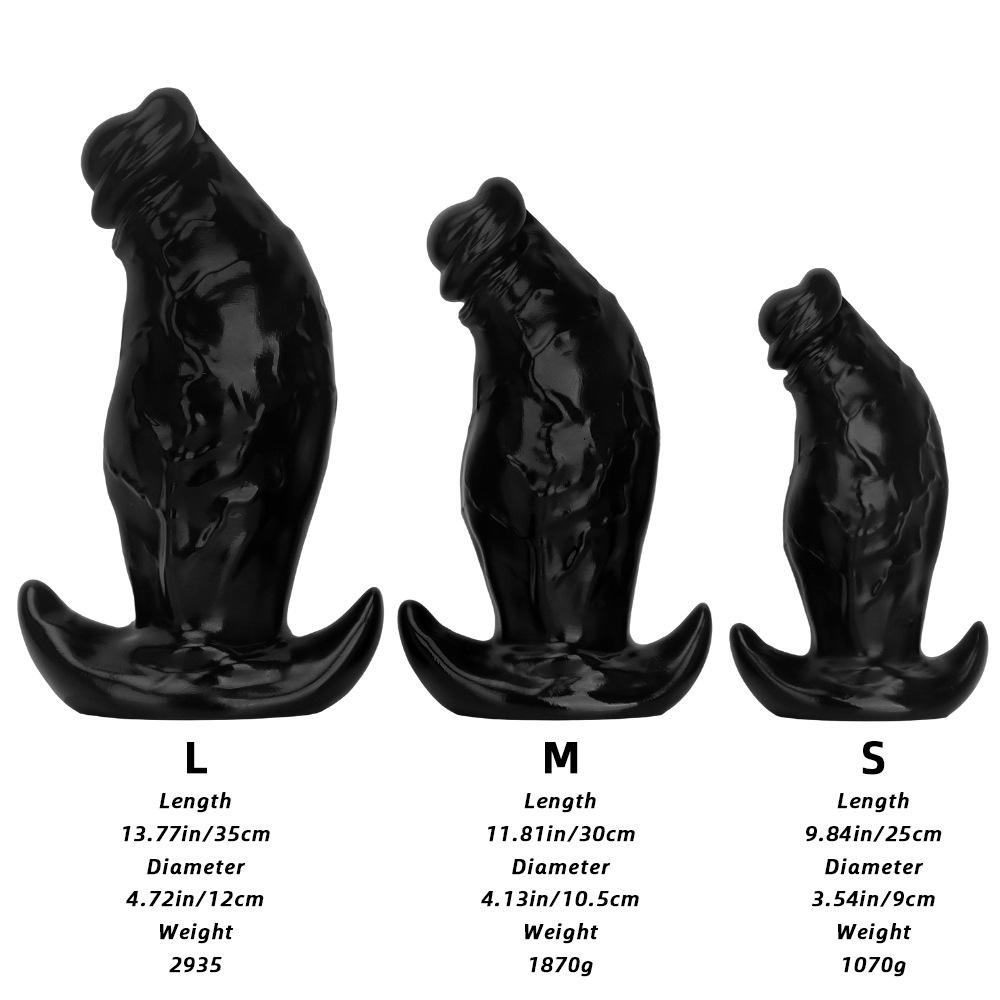 Duże Miękkie Dildo PVC Fisting Smocza Głowa Korek do Pupy Masturbator Dilator Analny Zabawka Seksualna dla Dorosłych Duży Dildo Strap-on Penis