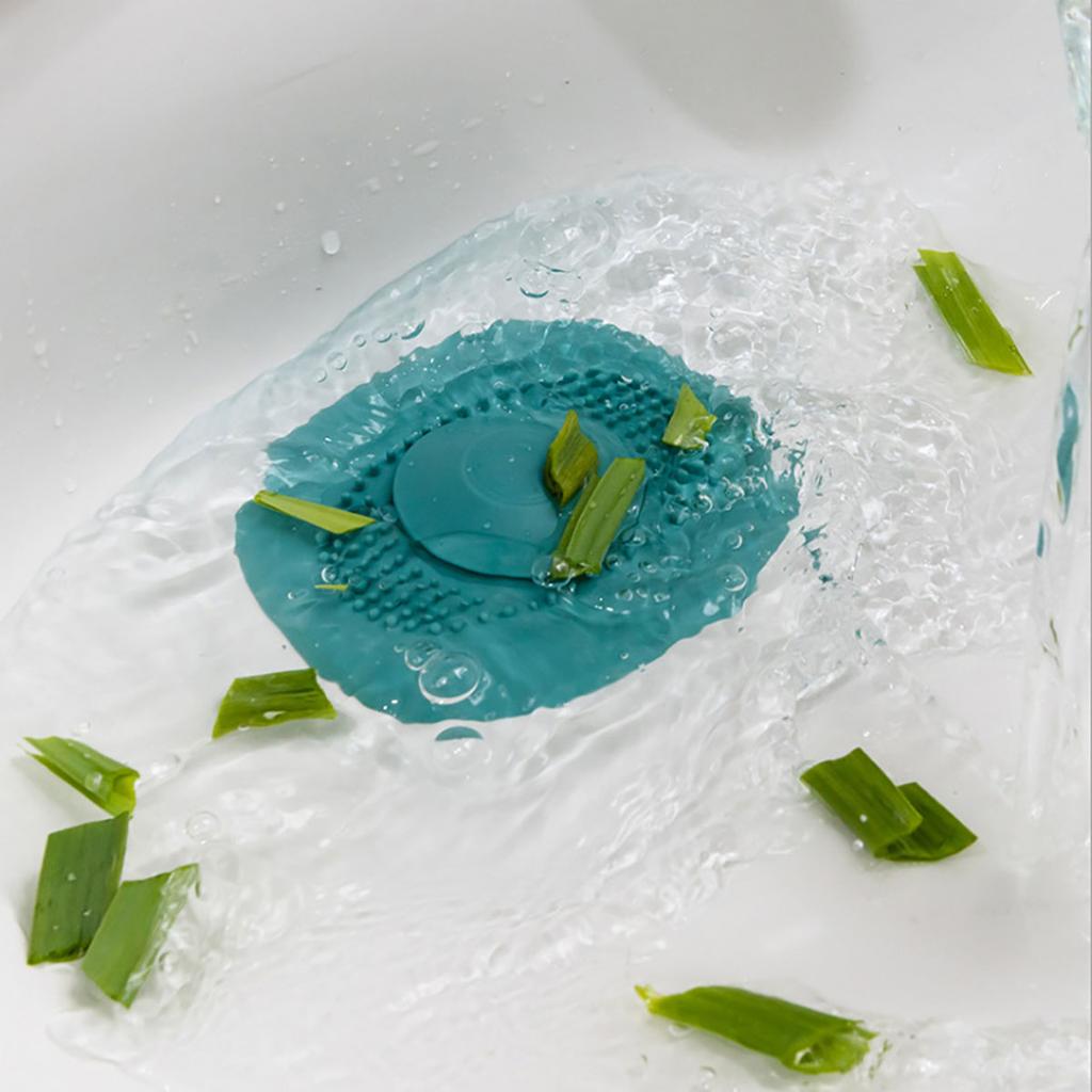 1Pc Bathroom Hair Catcher Stopper Shower Floor Drain Cover Filter Deodorant Anti-clogging Kitchen Sink Plug Drain Strainer
