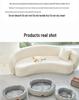 Four Seasons Round Dog Bed - Medium/Large, Scratch & Bite Resistant, Thick & Warm Cat Cushion