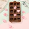 LEISURE CLUB Chocolate Molds, Set of 2, Silicone Chocolate Molds, Cake Molds, Valentine's Day Treats, Handmade, Cute, Easy To Remove, Easy To Clean (R