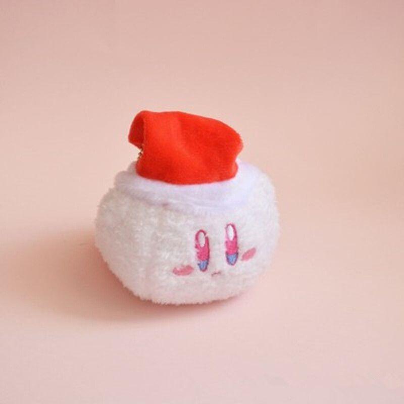 Niedlicher Stern Kirby Plüsch Schlüsselanhänger Stoffpuppe für Kinder Weihnachtsgeschenk