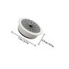 6Pcs Black Zinc Alloy Cable Hole Covers Desk Wire Grommets Organizers for Computer Office Desk Cable Management