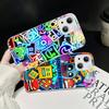 Game Geometry Dash For IPhone 14 13 12 Mini 11 Pro XS Max X XR 14 Plus Tempered Glass Cover