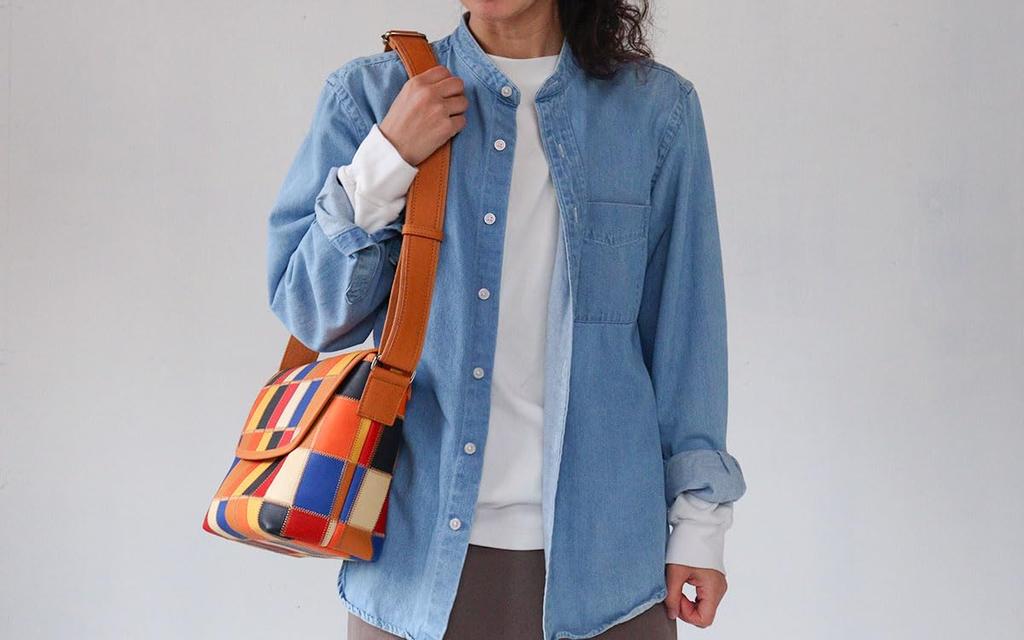 Shoulder Bag Glove Leather Multi DPC271M [Tryon]