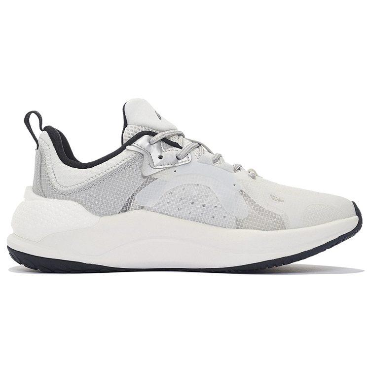 Li Ning Spark Trendy Rebound Low top Sports Casual Shoes Men's White Silver AGLS061-2