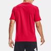 Under Armour Casual Round Neck Sports Breathable Straight T-Shirt Men Tops Red 1326849-602