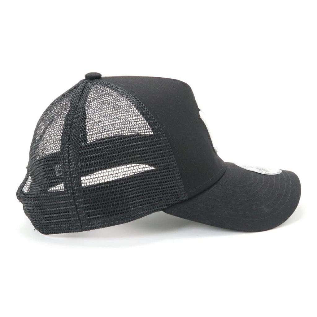Cap Youth 9FORTY Trucker New York Yankees Kids Mesh [New Era] A-Frame Black/Black 52.0cm-55.8cm