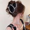 Korean Pearl Polka Dot Triangle Hair Clip: Elegant 2025 Women's Updo Accessory