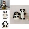 Adorable Panda Plush Crossbody Bag For Kids Stylish Trendy Accessory For Daily Use