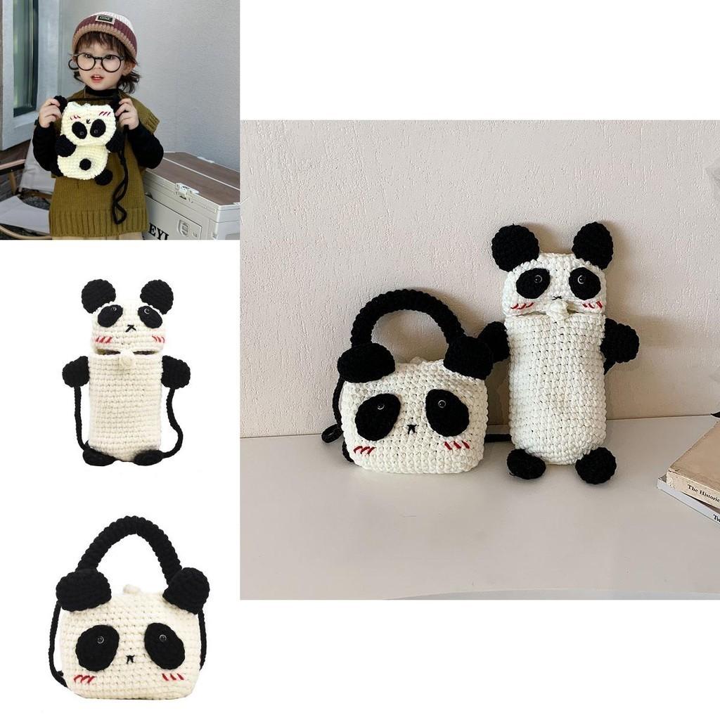 Adorable Panda Plush Crossbody Bag For Kids Stylish Trendy Accessory For Daily Use