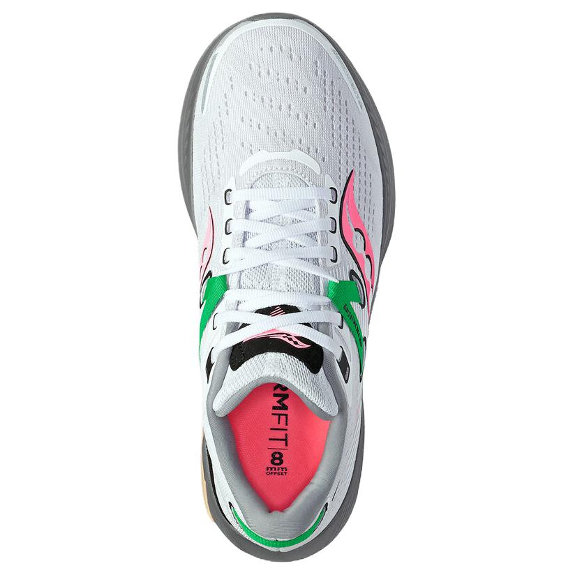 Saucony  Guide 16 White Pink Gravel Women Sneakers S10810-85