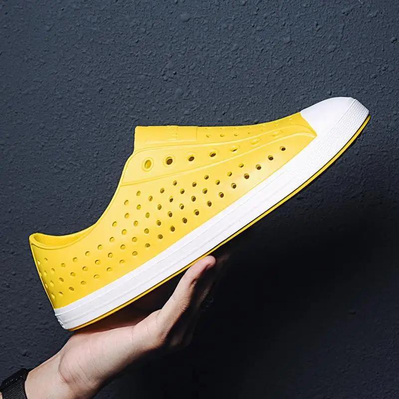 Fashion Height Male Shoe Hole Shoes Beach with Platform Buy New Fashion Color Non-slip Breathable Clearance Sale Open Toe Men's Sandal