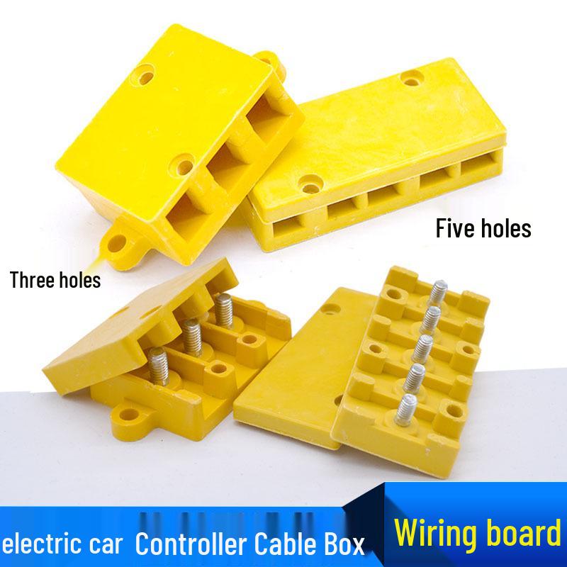 

Universal Electric Vehicle Wiring Terminal Block Controller - Five & Three-Hole Junction Box