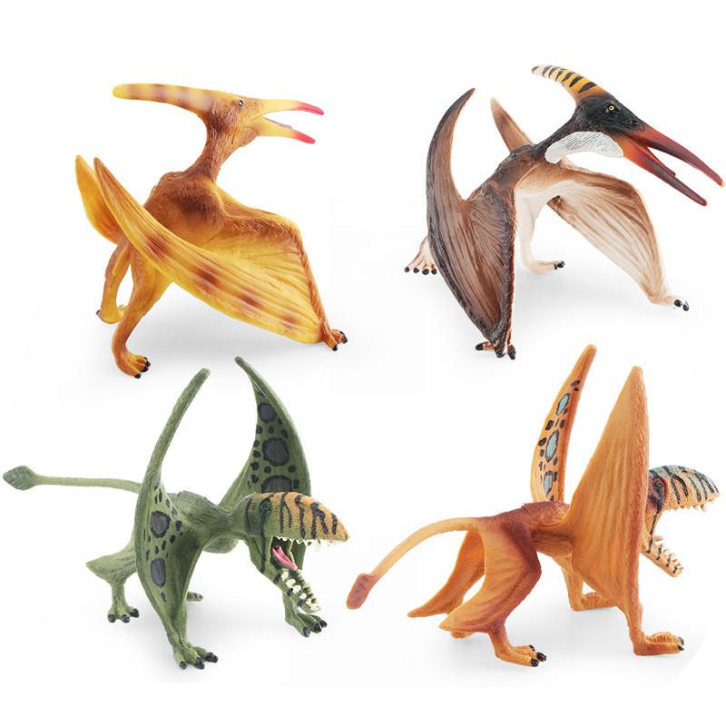 Realistic Pvc Jurassic Dinosaur Model For Kids Featuring Toothless Pterodactyl Display