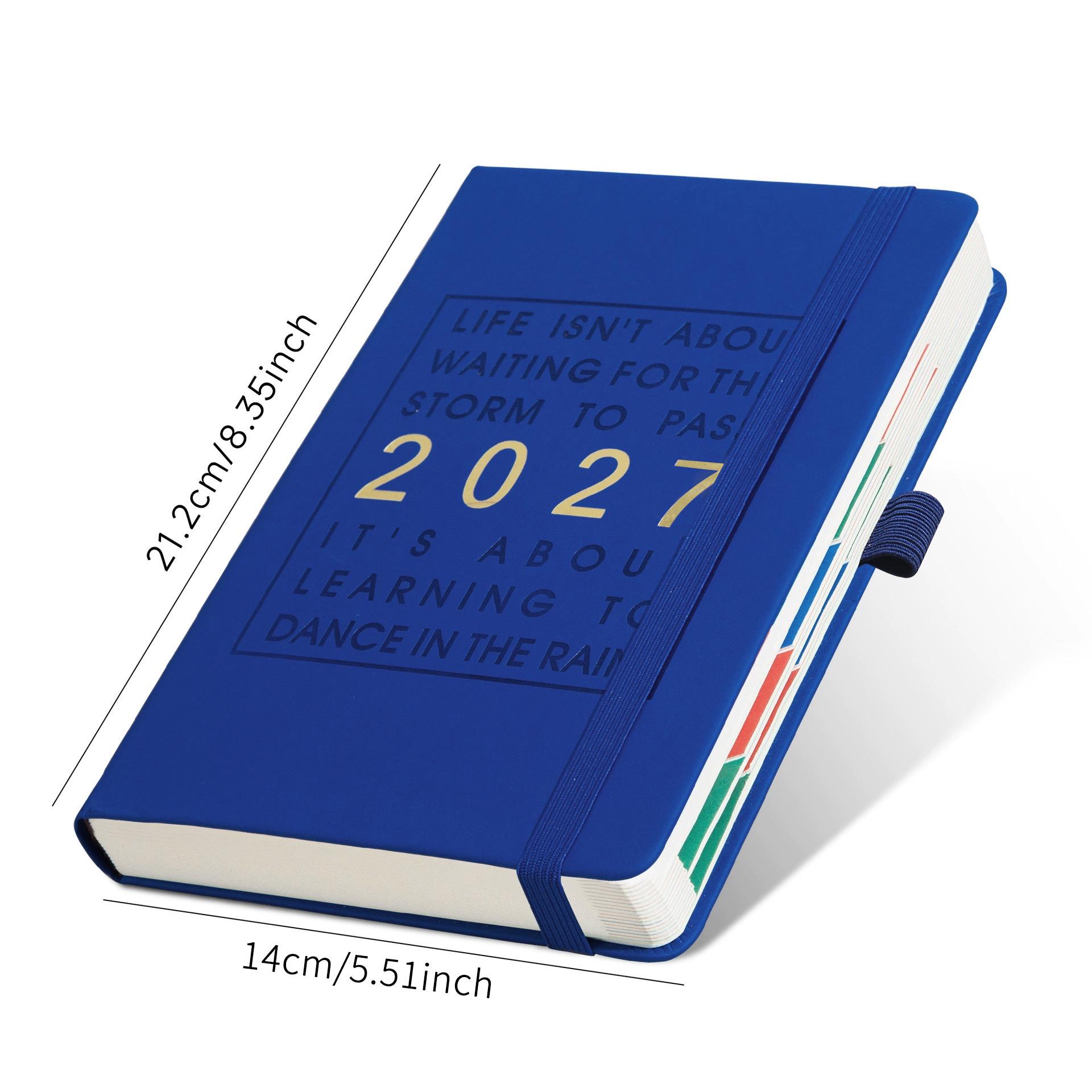 2027 Cross-border English Annual Calendar & 365-Day Diary A5