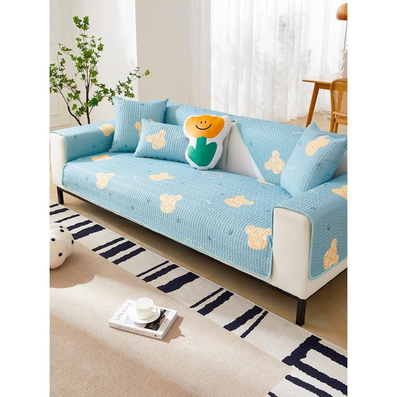 Pernă de canapea de vară Latex Antiderapant Perne pentru șezutul canapelei Universal pentru patru sezoane Upgrade Avansat Latex Senzație de răcoare