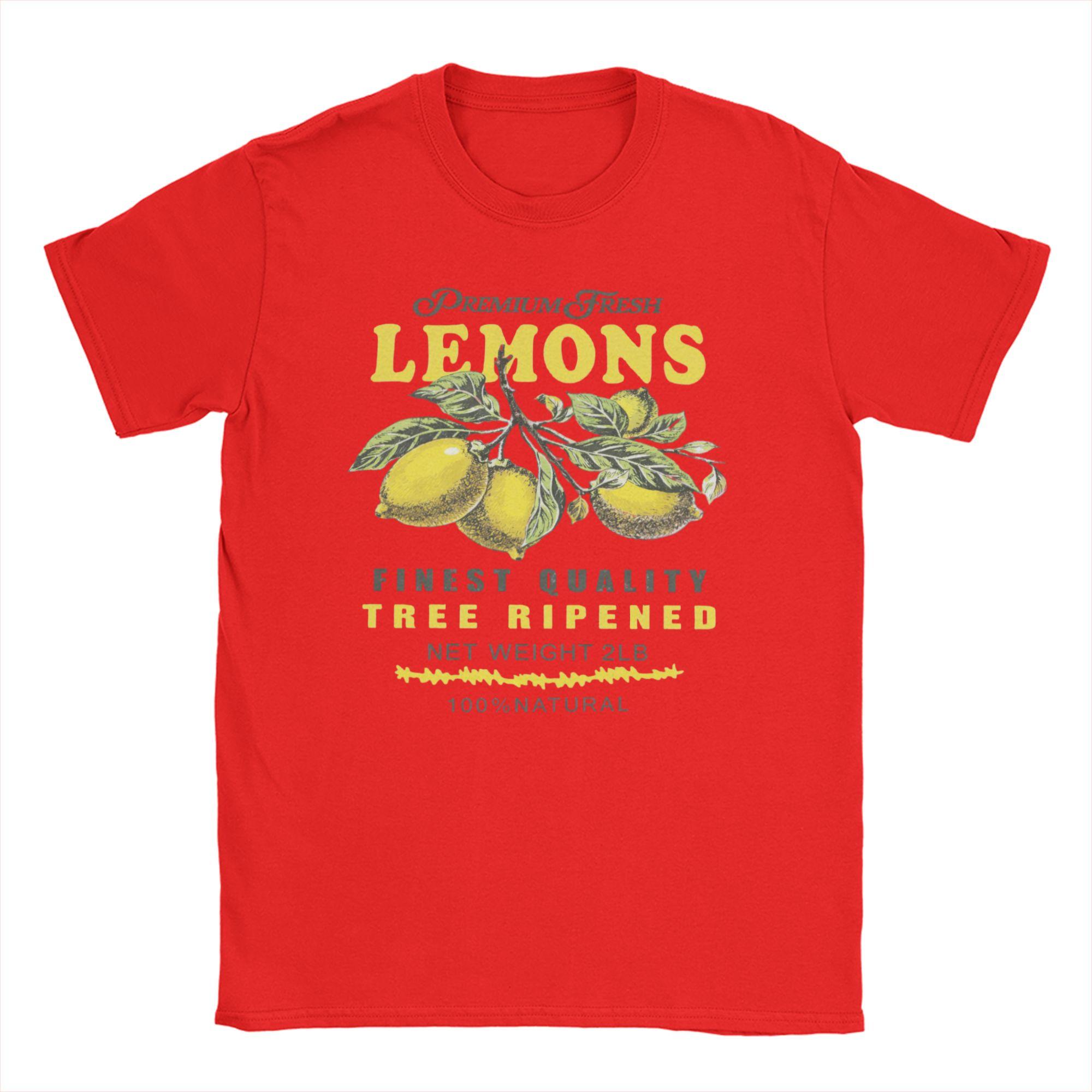 

Unisex Womens TShirts Lemons Fruits Novelty Cotton Tee Shirt Short Sleeve T Shirt Crewneck Clothing Summer L