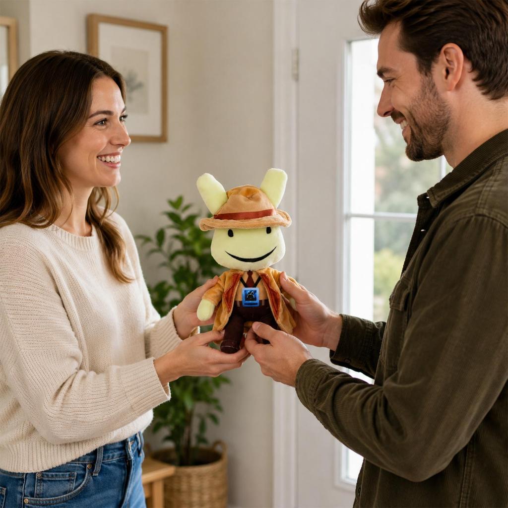 Soft Plush Stuffed Animal Doll Toy for Kids, Cute Plushie for Play and Decoration