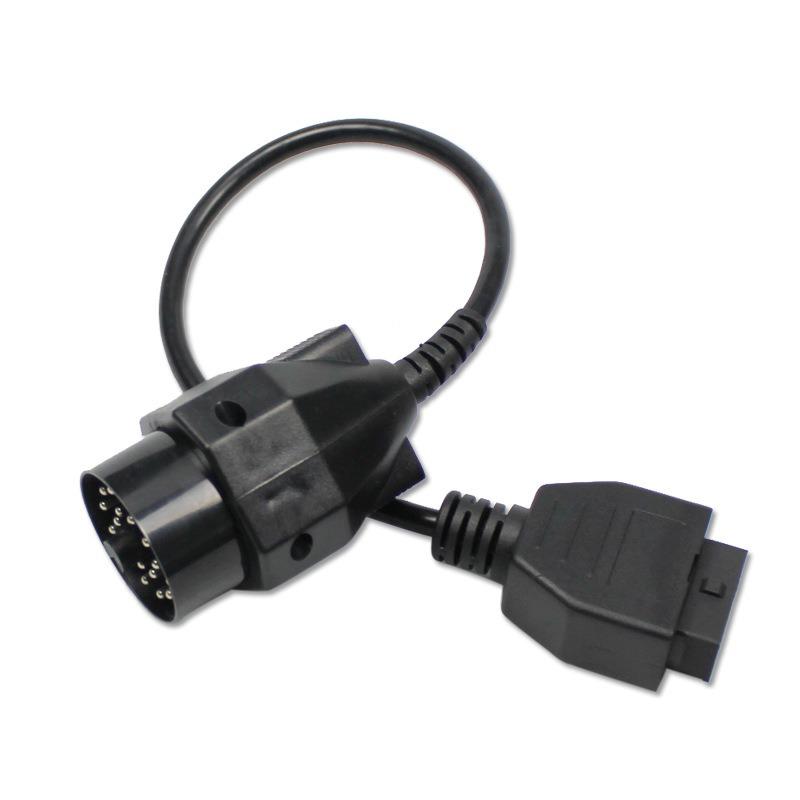 OBD2 - 20 Pin BMW Edibas To 16 Pin OBD Diagnostic Scanner Adapter Cable Compatible with Older BMW Models 1982-2002 - with 16 Pin Connector