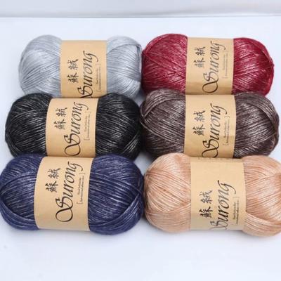 1 Rotolo 100g Chic Soft Filato di Lana Lavabile per Lavoro a Mano a Maglia Spessa per Uncinetto Gruppo Uso Quotidiano
