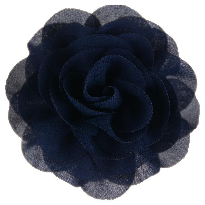 8cm Handmade Pearl Chiffon Rose Flower for Shoes, Hats, Clothing, and Headwear Accessories
