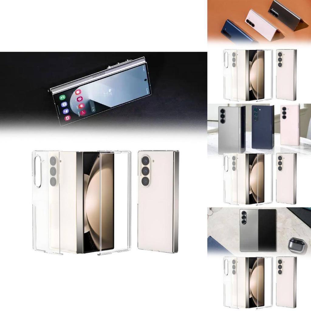 For Samsung Galaxy Z Fold Foldable Phone Cover With Transparent Flip Design And Impact Resistance For Daily Use