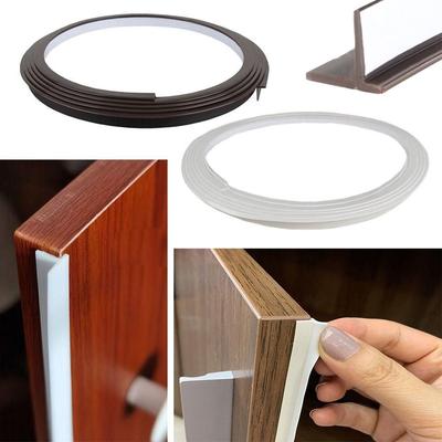Striscia Antipolvere per Ante di Armadio in Silicone 2,4M/2,8M Striscia Sigillante Striscia Riempitiva per Spazi Durevole Spazio tra le Ante