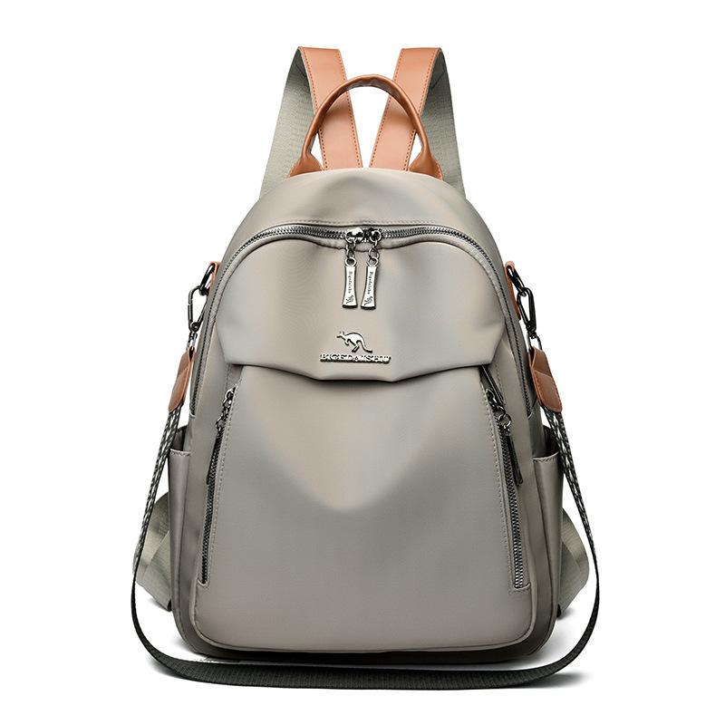 

Dual-shoulder Bag, Casual Commuting and Traveling Backpack, Large Capacity Women s Backpack сірий колір