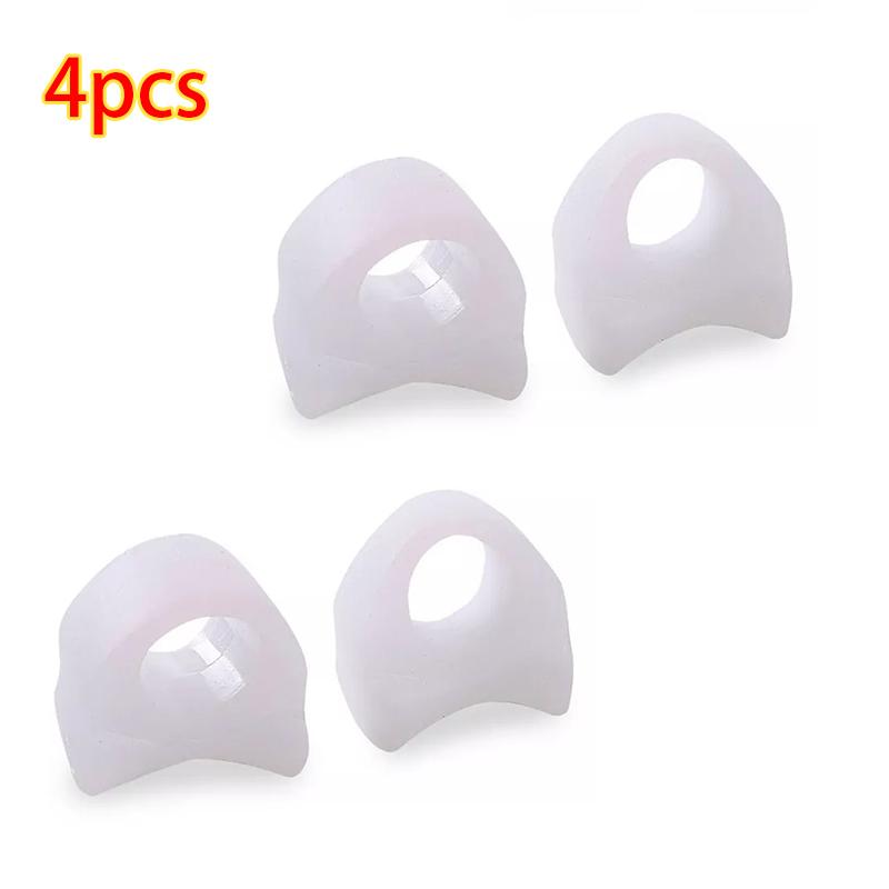 4 Pieces Toe Spreader Sleeve Thumb Spreader Men's and Women's Casual Athletic Toe Covers, Isolated Toes Prevent Overlapping