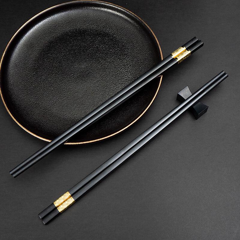 777 Alloy Chopsticks for Hotel & Canteen, 10 Pairs