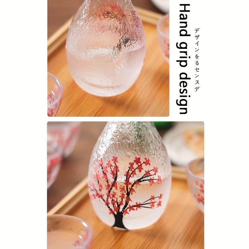 

1 комплект, набор для сакэ в японском стиле, бокалы для вина и графин для вина, бокалы для коктейлей ручной работы, винтажные маленькие чайные чашки, прозрачная чашка для воды