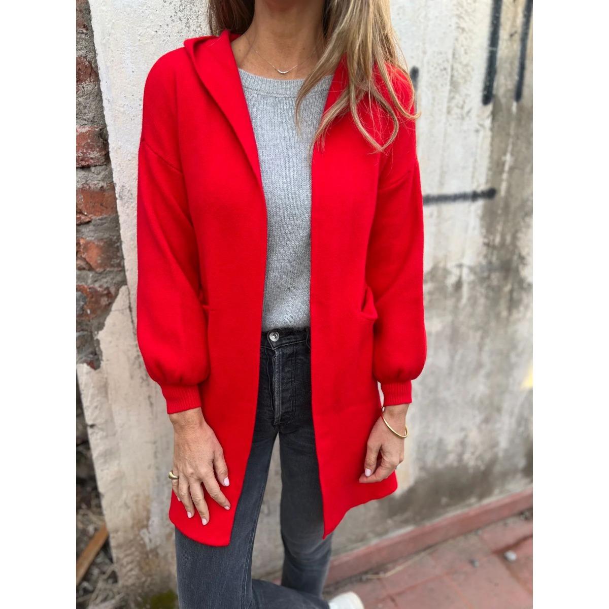 

2025 Women s Autumn Winter Solid Color Casual Wool Blend Pocket Hooded Jacket Coat for Europe America S