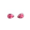 Rare Pink Tourmaline Gemstone 925 Sterling Silver Handmade Men's Cufflinks 0.66" CL-6-11