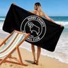 Toalla de Playa Estampada del Derby County F.C., Toalla Grande Suave de Secado Rápido para Playa, Camping, Natación