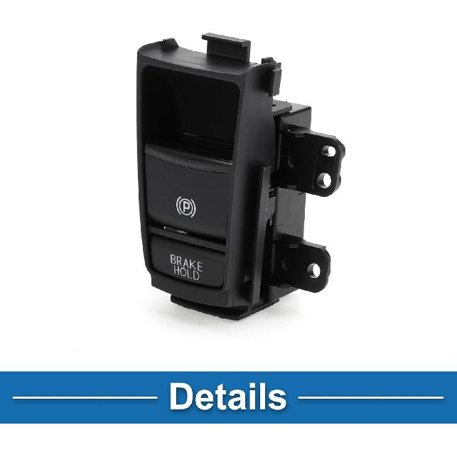 Brake Button Parking Switch No.35355T7AJ01 Parking Brake Control Switch for Honda HR-V 2016-2019 Plastic Black