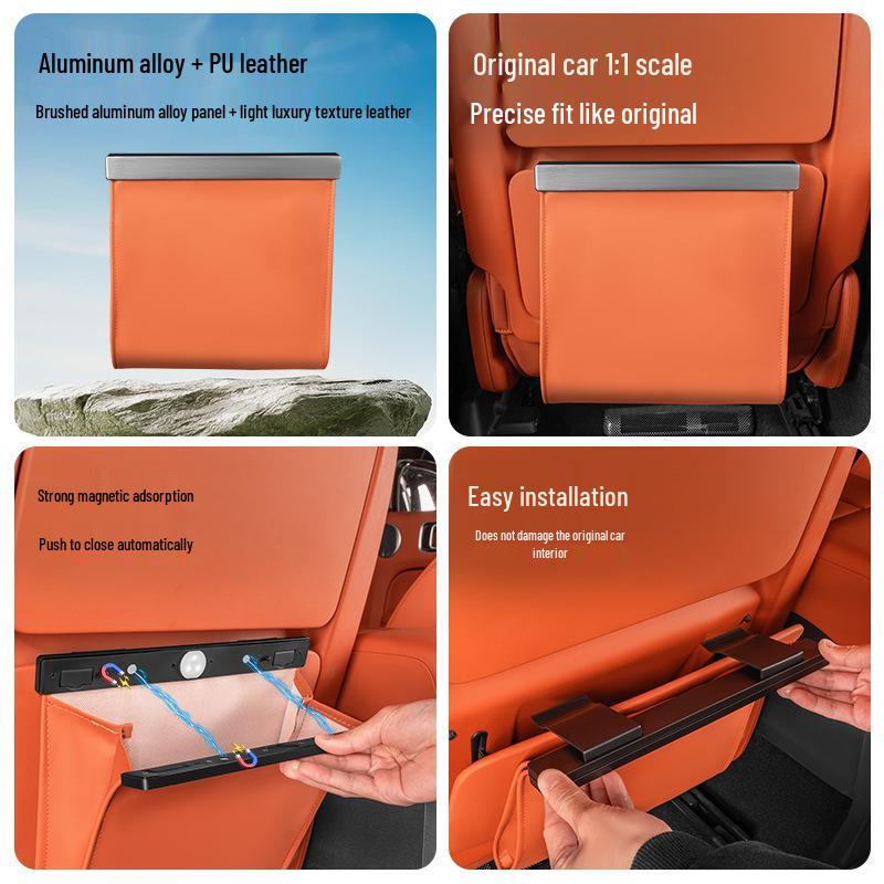 Kompatibel mit Ideal L6-L9/i6-i8 Auto-Magnetischer Müllsack für die Sitzlehne
