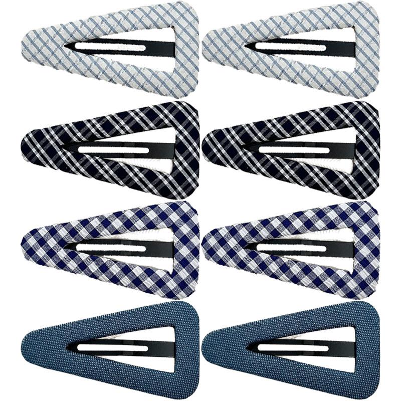 Korean Style Polka Dot Triangle Hair Clip Women's Fashionable and Simple BB Clip Hair Accessories