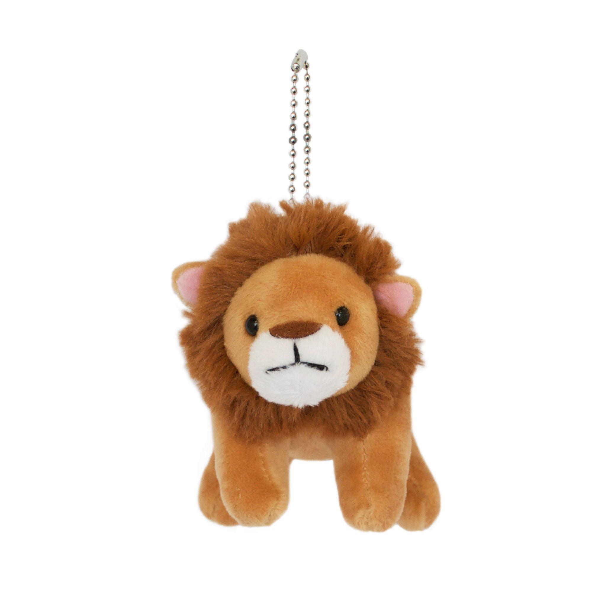 

Брелок AQUA Plush Safari Dokodemo Friends Лев 00080089 коричневий