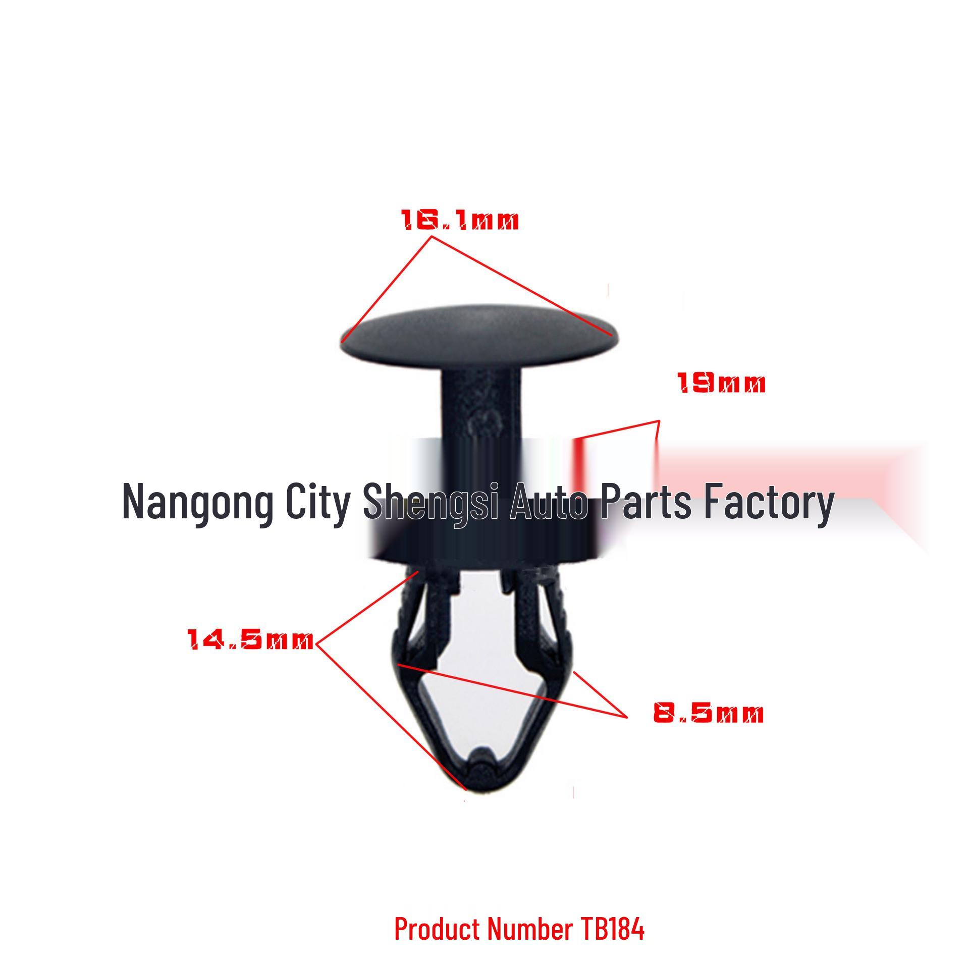 

Universal Car Mudguard Nylon Clips: Versatile Plastic Accessories for Easy Installation 10,000 units