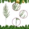 10pcs Handmade Christmas Pine Branches Handcraft Cypress Sprigs Branches  Desktop Living Room Decor