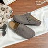 Summer new Baotou Boken Muller shoes women's 2025 new small thick sole inner height increase casual shoes versatile