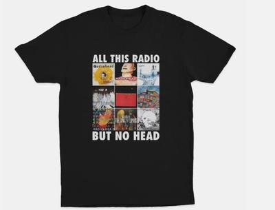 All This Radio But No Head T-Shirt Funny Radiohead Rock Band Shirt Classic T-shirt