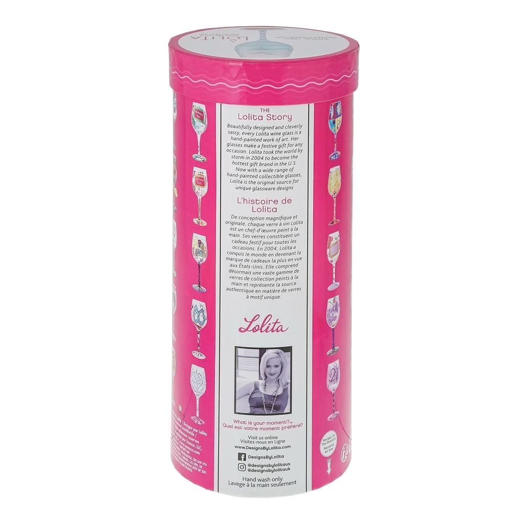 enesco Lolita Wine Glass, Eternal Tides, 6012479