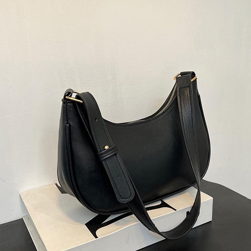 

Женская сумка через плечо, роскошные дизайнерские сумки-клатчи, однотонная сумка из искусственной кожи под мышкой, женская повседневная сумка-шоппер, сумки-хобо