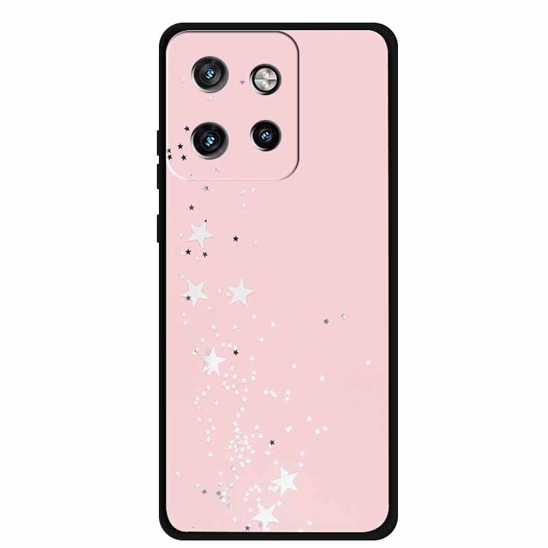 Christmas Cover For Motorola Moto G75 5G Black Silicone Cases TPU Santa Claus Christmas Tree Cover Deer For Moto G75 5G TPU case