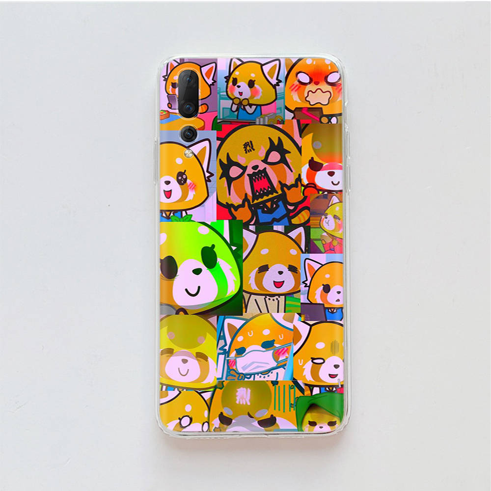 Transparent Case for Samsung A04 A14 A23 M33 M53 Realme 10 9 C35 C55 VIVO X80 Infinix Hot 30 Note 11 Tecno Spark 8P Pro L-25 Aggretsuko