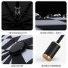 Automatic checkerboard umbrella folding weather and rain vinyl sunscreen umbrella UV protection parasol