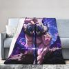 Kimetsu No Yaiba Blanket Cover Shinobu Kocho Fleece Throw Blanket Summer Air Conditioning Decoration Ultra-Soft Warm Bedspread