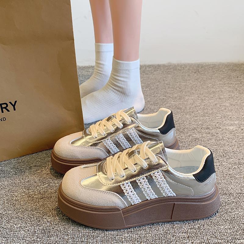 Spring/Autumn Fashion Women Simple Solid Color Casual Shoes New Comfortable Lightweight Board Shoes Sport Shoe